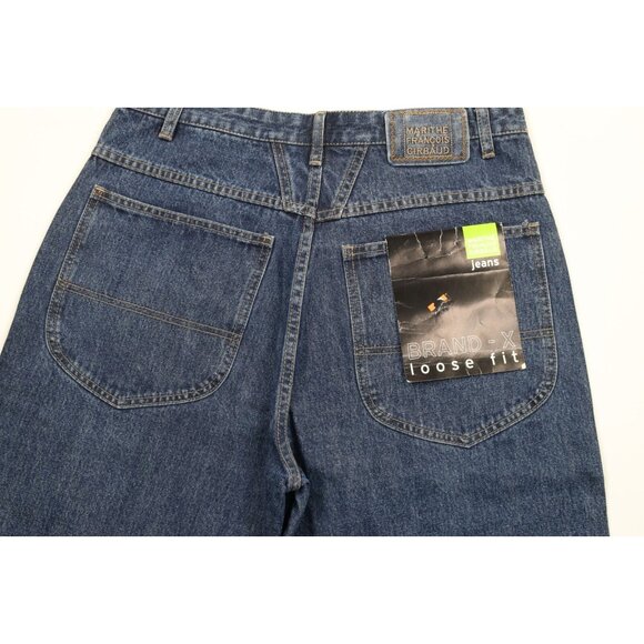 Deadstock Vintage 90s Marithe Francois Girbaud Mens 32 Loose Denim Jean Shorts - Picture 9 of 11